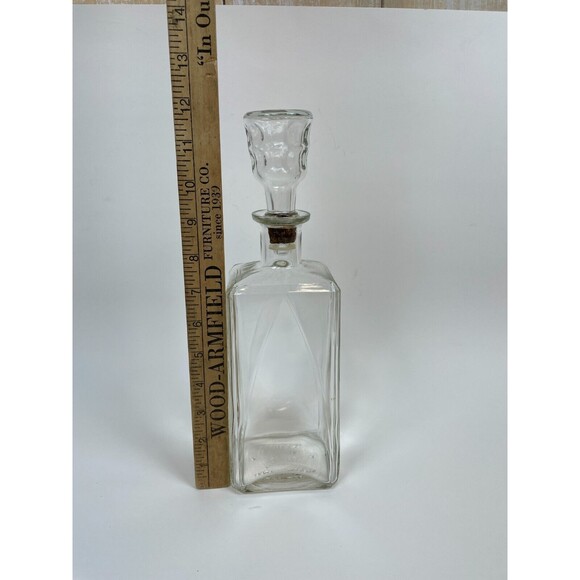 Vintage Glass Decanter - JAMES MARTIN & CO LTD A  SC  192  UGB SCOTLAND Read - Picture 7 of 10